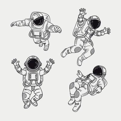 Free astronaut - Vector Art
