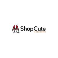 Face Shop Cute Retail Business Logo vector