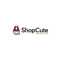 Face Shop Cute Retail Business Logo vector