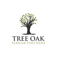 Tree Oak Nature Ecology Logo vector