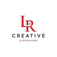 LR Home Realty Monogram Logo vector
