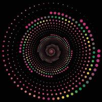 circle abstract background vector