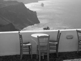 the island of Santorini photo