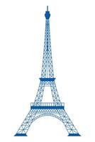 france eiffel tower vector