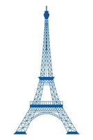 france eiffel tower vector