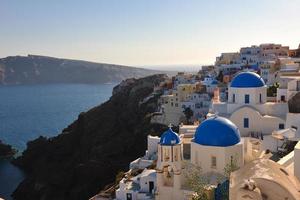 vista de santorini grecia foto