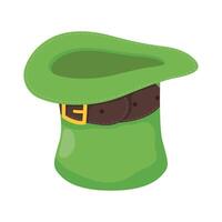 top hat of leprechaun vector