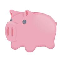 piggy savings money vector
