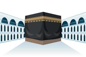 mecca Islamic pilgrimage vector