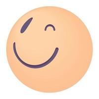 comic emoji smiling vector