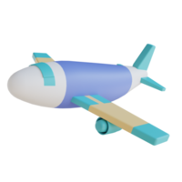 3d illustrazione aereo png