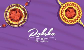 raksha Bandhan lettering vector