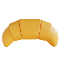 3D-Darstellung Croissant png