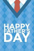 happy fathers day poster vector