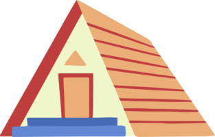 illustration de camping isolée sur fond transparent png