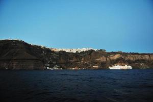 Santorini Greece view photo