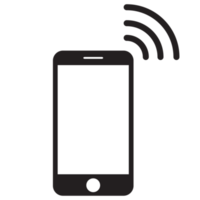 ícone de smartphone em estilo plano moderno png
