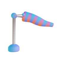 bolsillo de dirección del viento de ilustración 3d png