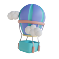 balão de ar de ilustração 3D