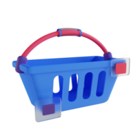 cesta de ilustración 3d png