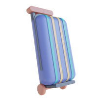 valise d'illustration 3d png