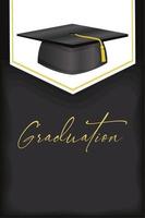 graduation celebration poster vector