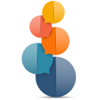 infografica design e marketing icone può essere Usato per flusso di lavoro disposizione, diagramma, annuale rapporto, ragnatela design. attività commerciale concetto con opzioni, passaggi o processi. png