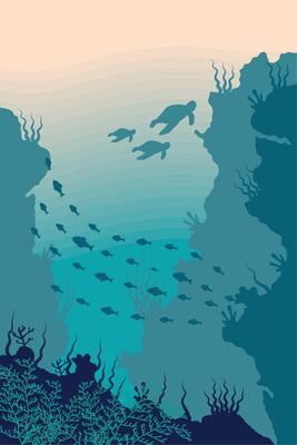 turtles and fishes