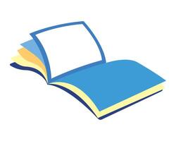 text book open vector