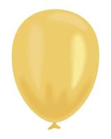 yellow balloon helium vector