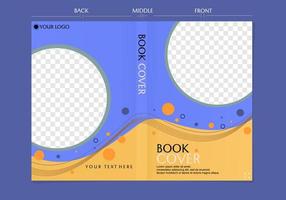 set of blue color book cover designs with dynamic geometric elements. modern and elegant background vector