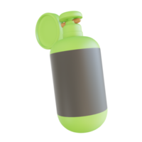 3D illustration oxygen tank suitable for medical png