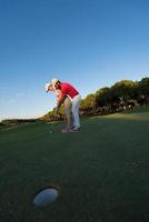 vista de instrucciones de golf foto