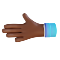 3D-Illustration Handshake Handgesten png