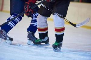 jugadores de hockey sobre hielo foto