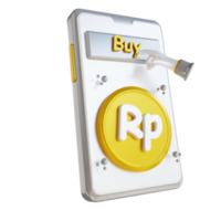 pago por clic de ilustración 3d png