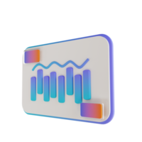 analyse de données d'illustration 3d 2 png