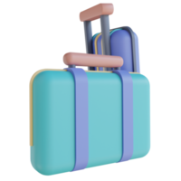 valise à vêtements illustration 3d