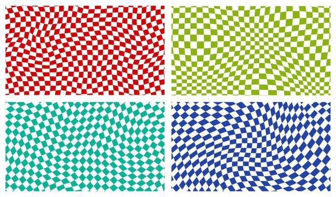 Groovy retro pattern background in psychedelic checkered backdrop style. A chessboard in a minimalist abstract design with a 60s 70s aesthetic vibe. hippie style y2k. funky print vector illustration