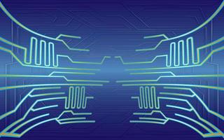 Artificial Intelligence Web Technology Background vector