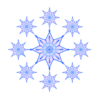 floco de neve, ilustração de ornamento png