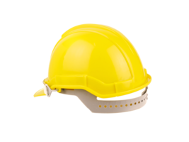 casco de seguridad de plástico amarillo o proyecto de seguridad de concepto de casco de construcción de obreros como ingeniero,aislado sobre fondo blanco png