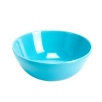 Blue bowl isolated on white background png