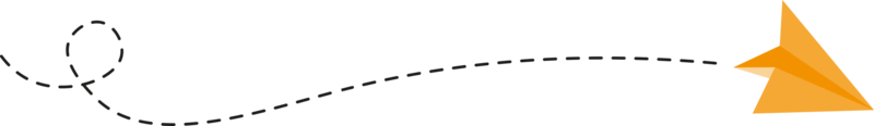 linha tracejada rota de avião de papel png