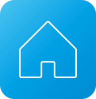 Home Gradient Icon Button png