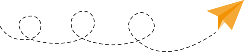 Dashed Line Paper Airplane Route png