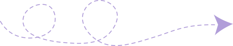 seta de linha tracejada png