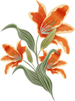 flowers and leaf png