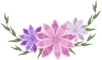 fiori e foglie png