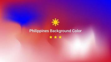 fondo degradado de malla. cuyo color proviene de la bandera de filipinas. se puede utilizar como fondo web o banner vector